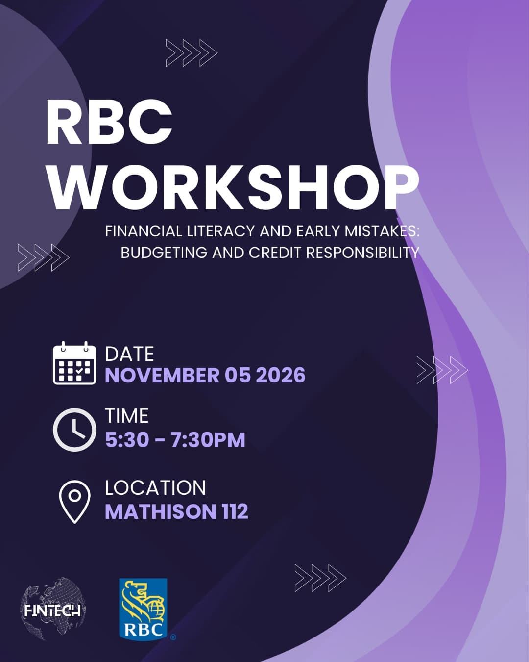 RBC Workshop: Financial Literacy & Early Mistakes - Slide 1